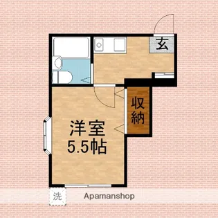 シェモア上福岡【2階】の間取り