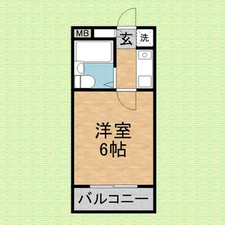 ブルーハイツK【2階】の間取り