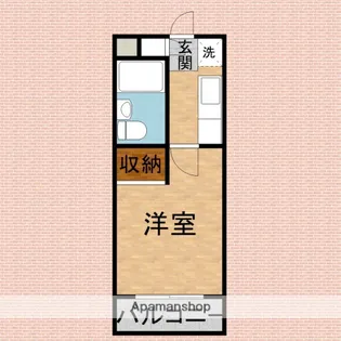 ブルーハイツK【1階】の間取り