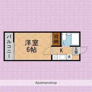 南台レジデンス【2階】の間取り