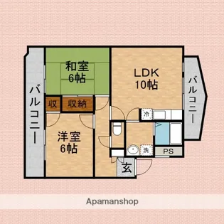 ガーデンハイツシグマ1【2階】の間取り
