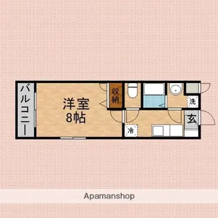 STELLA ARTOIS参番館【305号室】の間取り