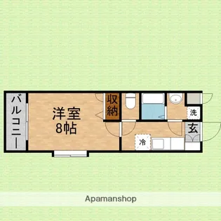 サニーホームズ【101号室】の間取り