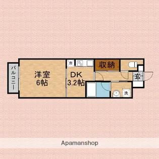 ヴァンヴェール【703号室】の間取り