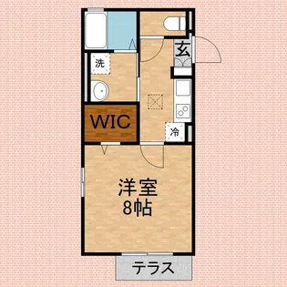 シャルムマリー【1階】の間取り