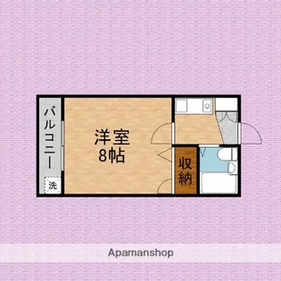 メゾンベルクール【328号室】の間取り
