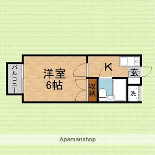 パークフィールド パートⅠ【103号室】の間取り