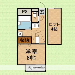 プレステージA【2階】の間取り
