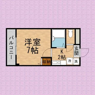 JC PARKみずほ台【102号室号室】の間取り