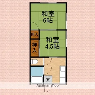 東荘【1階】の間取り
