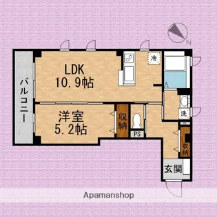 BELL WOOD J Ⅱ【1階】の間取り