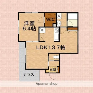 YMKーVILLAGE Ⅴ【1階】の間取り