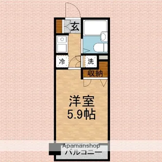 アルピナ【1階】の間取り