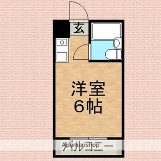 東和プラザA館【6階】の間取り