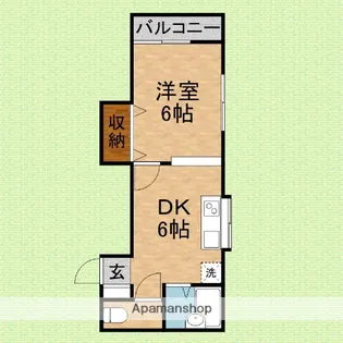 ライフコート柏【1階】の間取り
