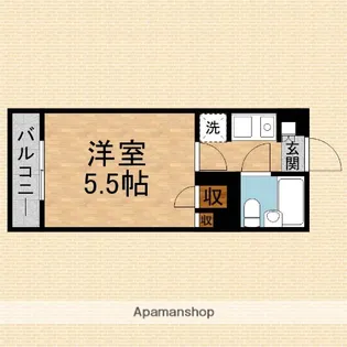 シルフィード志木【102号室】の間取り