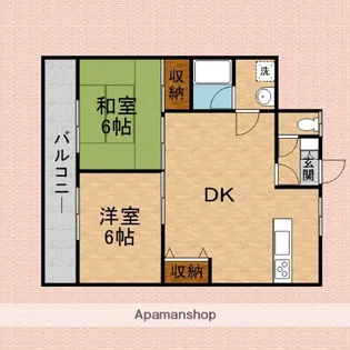 コーポワンマエノ【303号室】の間取り