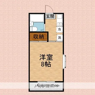 ハイム二ノ宮【1階】の間取り