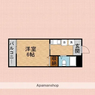 ローゼン朝霞【3階】の間取り