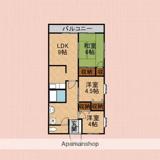 ビーフロスト【2階】の間取り