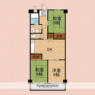 コスモビル【3階】の間取り