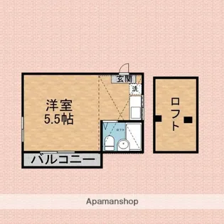 ジュネスハイツ【b201号室】の間取り