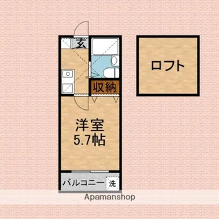 レジデンス【202号室】の間取り