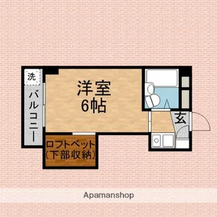 アメリカンドリーム【2階】の間取り