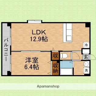 パラッシオふじみ野【306号室】の間取り