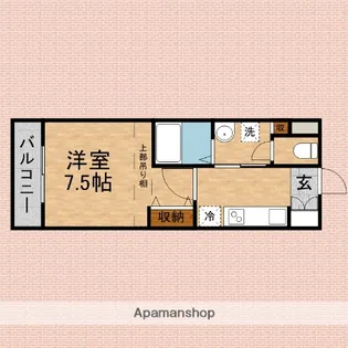 アプランドルふじみ野【5階】の間取り