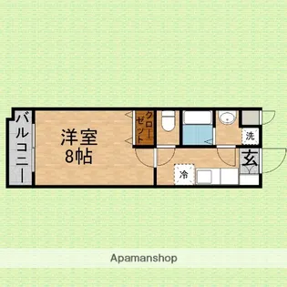ビバーチェエクセラ【202号室】の間取り