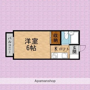 テンプレース【2階】の間取り