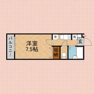 ソレイユ【2階】の間取り