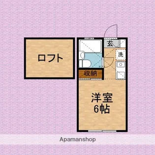 ウィル大和田【1階】の間取り