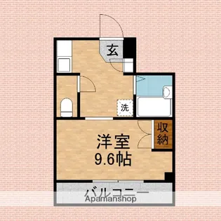ポプルス志木【5階】の間取り