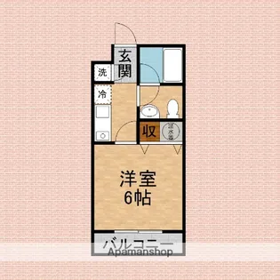 メション新座【3階】の間取り