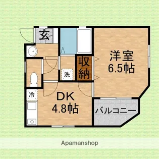 アネックス志木【101号室】の間取り