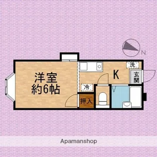 グレース朝霞【1階】の間取り