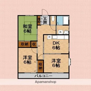 ウェルネス【2階】の間取り