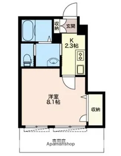 プリマヴィラ【102号室】の間取り