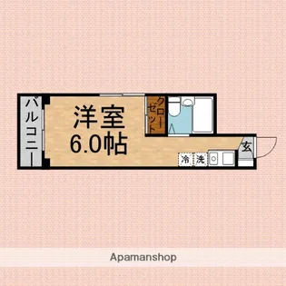 スターマンション【301号室】の間取り