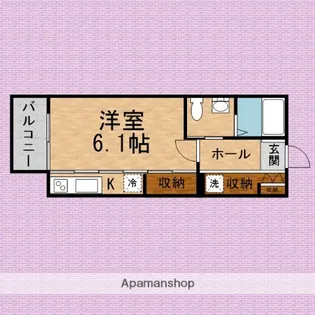 パークハイム【107号室】の間取り