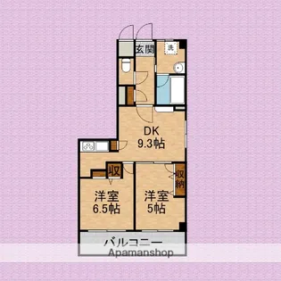 グレイスメイ【2階】の間取り