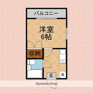 ハウスエンジェル【101号室】の間取り