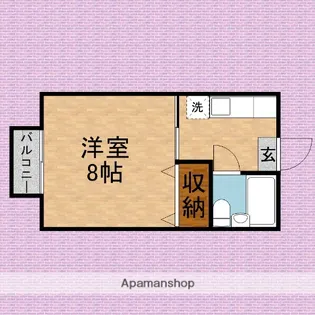 レジデンスアゼリア【2階】の間取り