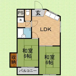 ノーブルハイツⅠ【305号室】の間取り