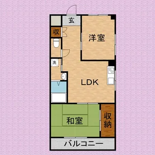 ノーブルハイツⅡ【3階】の間取り