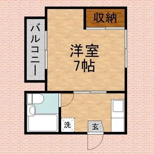 ヴィラY・K【2階】の間取り