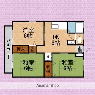 ボナールコート【2階】の間取り
