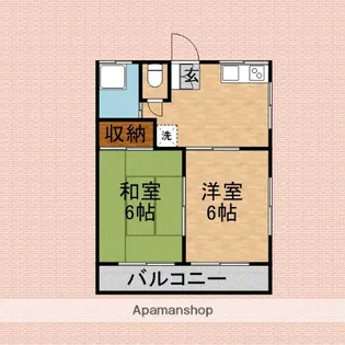サンハイツ関口【2階】の間取り